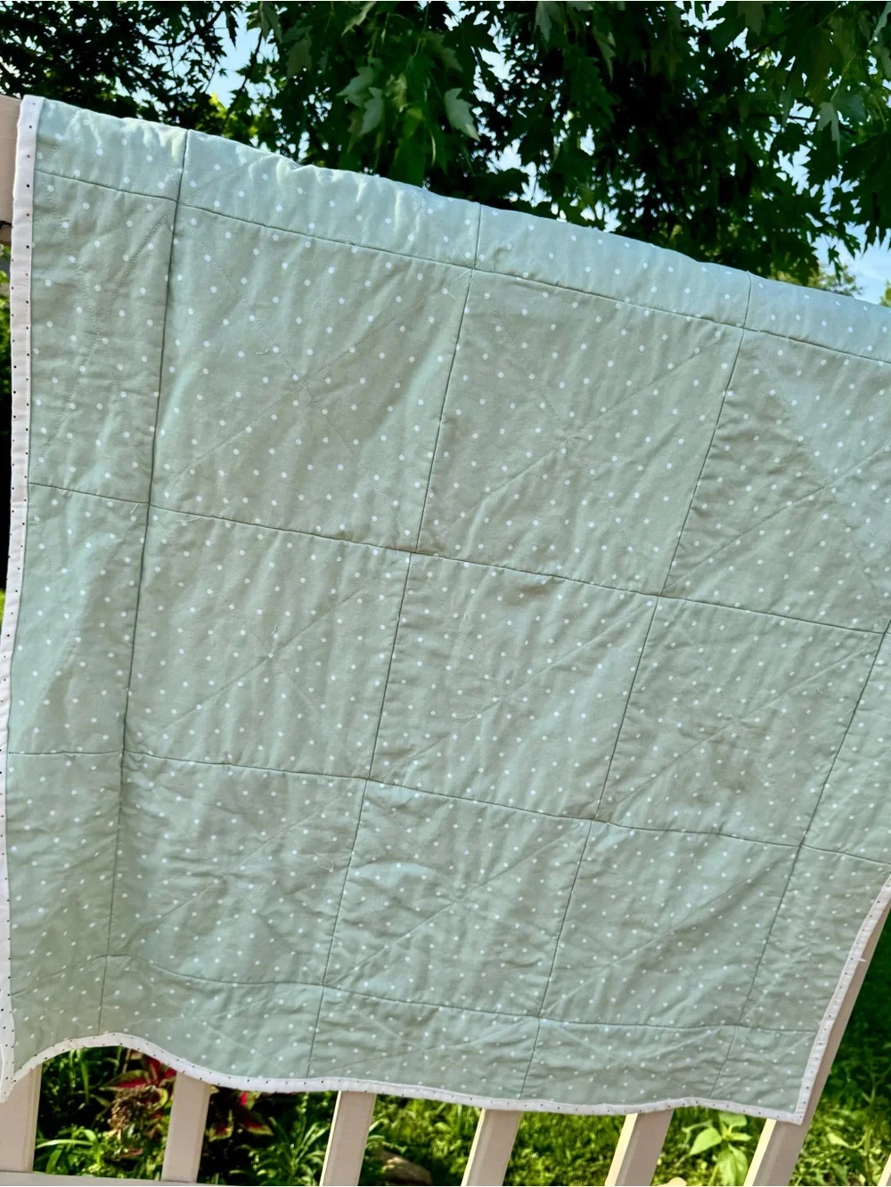 Winnie the Pooh Handcrafted Rag Quilted Baby/Toddler Blanket